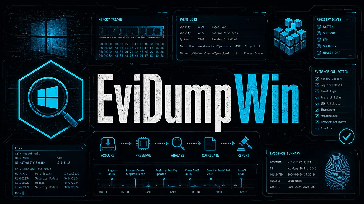 Vista previa del proyecto EviDumpWin