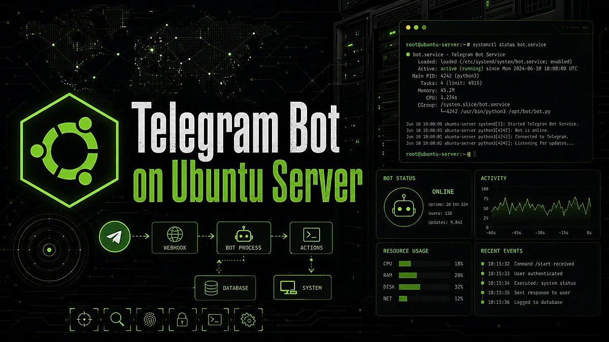Vista previa del proyecto Telegram Bot on Ubuntu Server