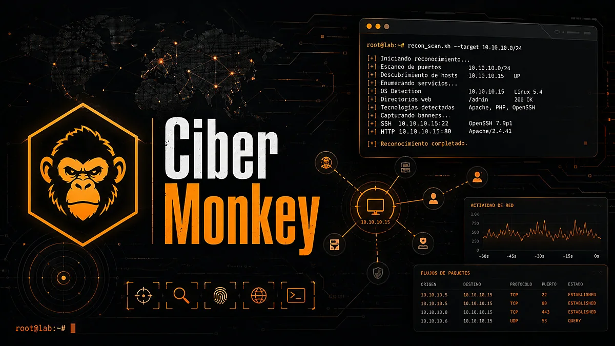Vista previa del proyecto Ciber Monkey