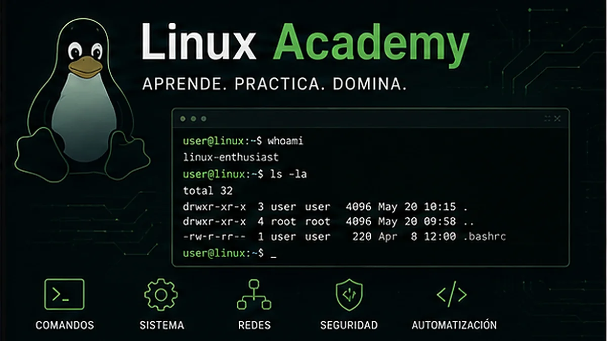 Vista previa del proyecto Linux Academy