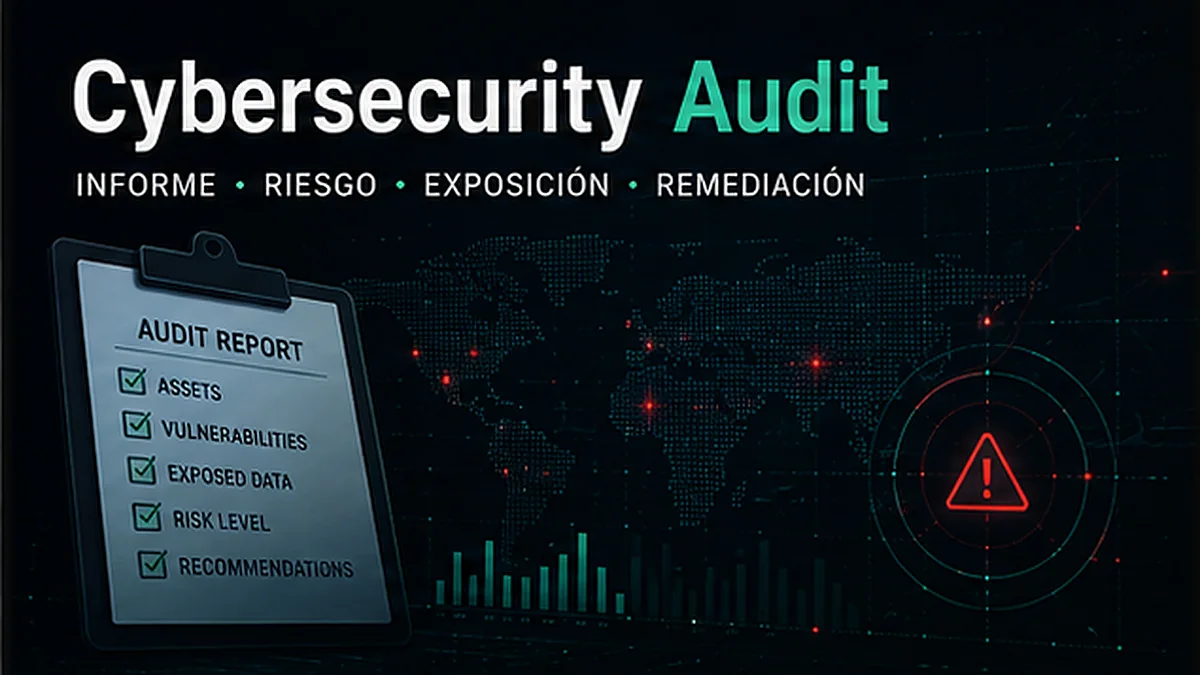 Vista previa del informe de auditoría de ciberseguridad